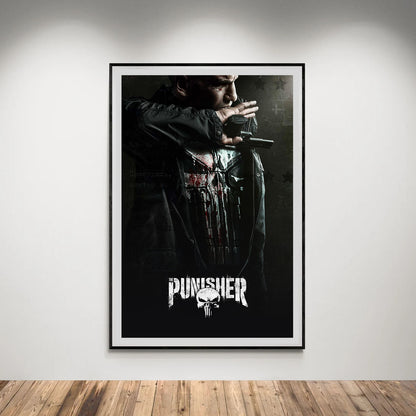 Flex Designs Poster Marvels The Punisher Cover 5 x 7" Home Goods - TV Show 2017 TV Show Poster