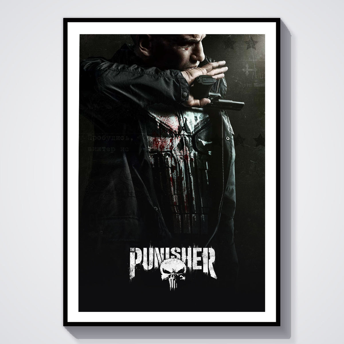 Flex Designs Poster Marvels The Punisher Cover 5 x 7" Home Goods - TV Show 2017 TV Show Poster