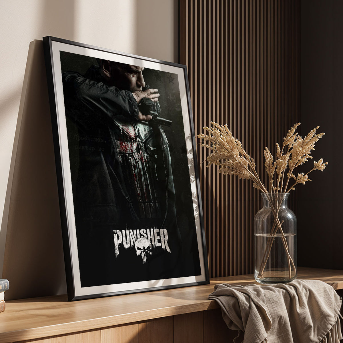 Flex Designs Poster Marvels The Punisher Cover 11 x 17" Home Goods - TV Show 2017 TV Show Poster