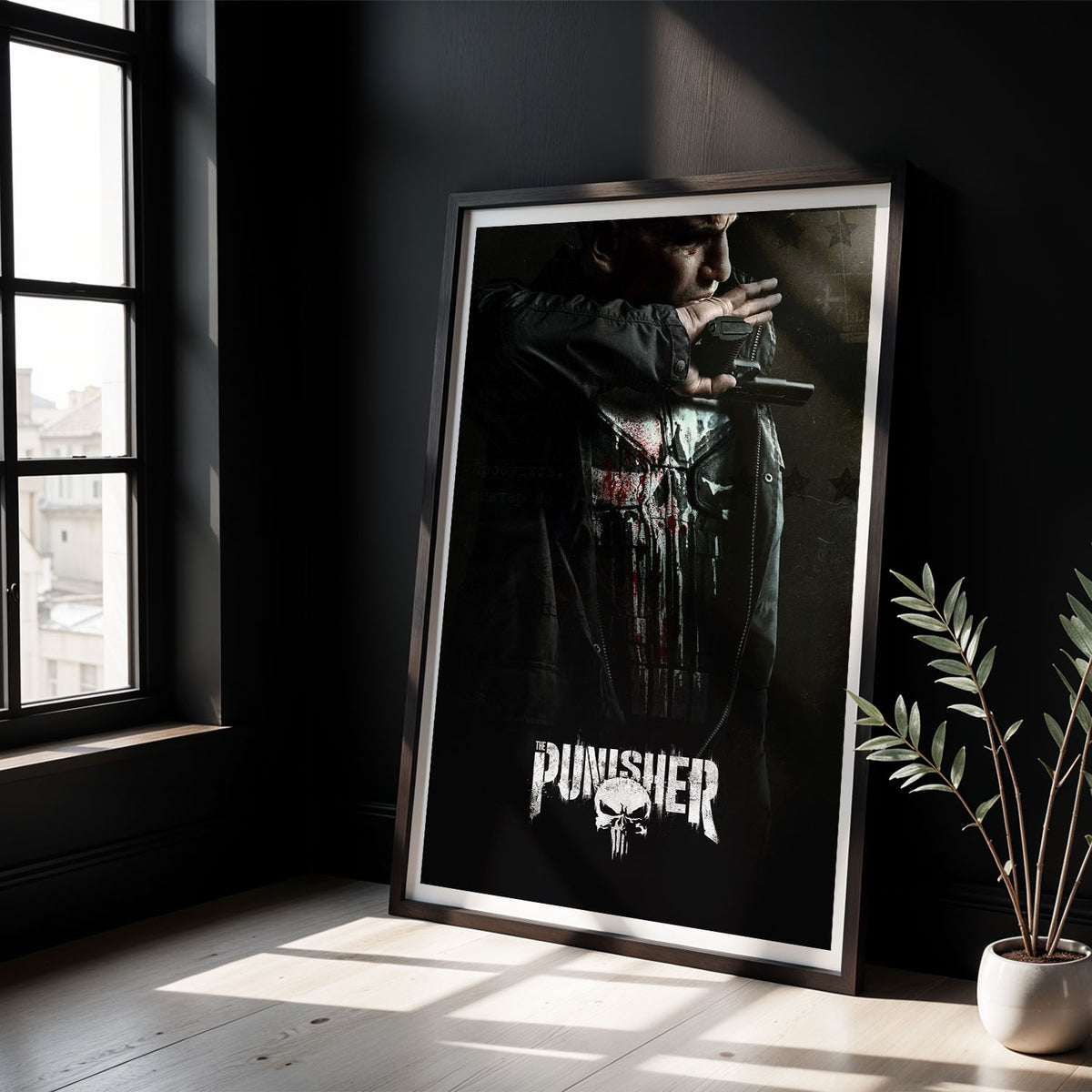 Flex Designs Poster Marvels The Punisher Cover 5 x 7" Home Goods - TV Show 2017 TV Show Poster