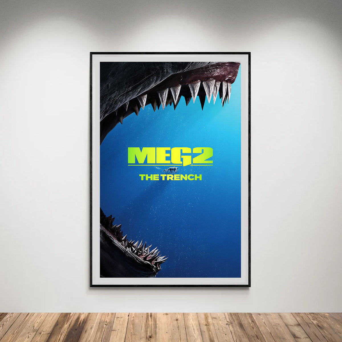 Flex Designs Poster Meg 2 The Trench Cover 5 x 7" Home Goods - Movie 2023 Movie Poster