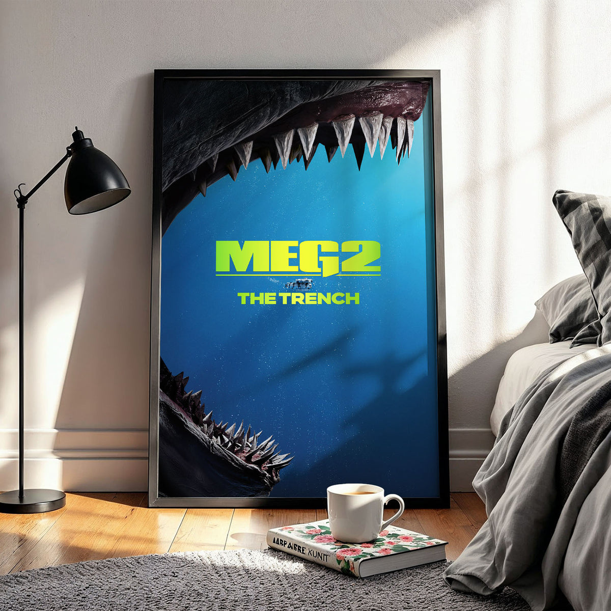 Flex Designs Poster Meg 2 The Trench Cover 11 x 17" Home Goods - Movie 2023 Movie Poster