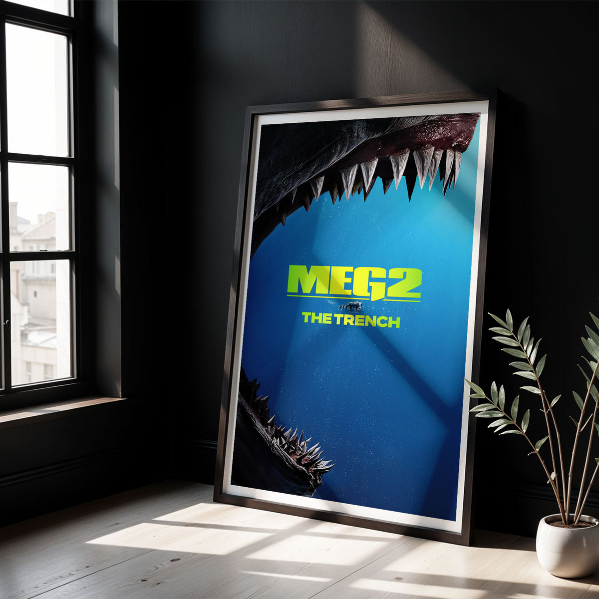 Flex Designs Poster Meg 2 The Trench Cover 5 x 7" Home Goods - Movie 2023 Movie Poster