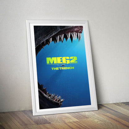 Flex Designs Poster Meg 2 The Trench Cover 5 x 7" Home Goods - Movie 2023 Movie Poster
