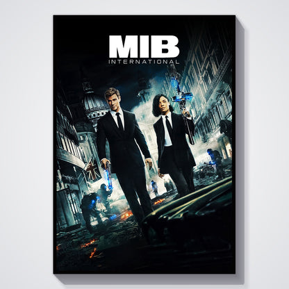 Flex Designs Poster Men in Black- International 11 x 17" Home Goods - Movie 2019 Movie Poster