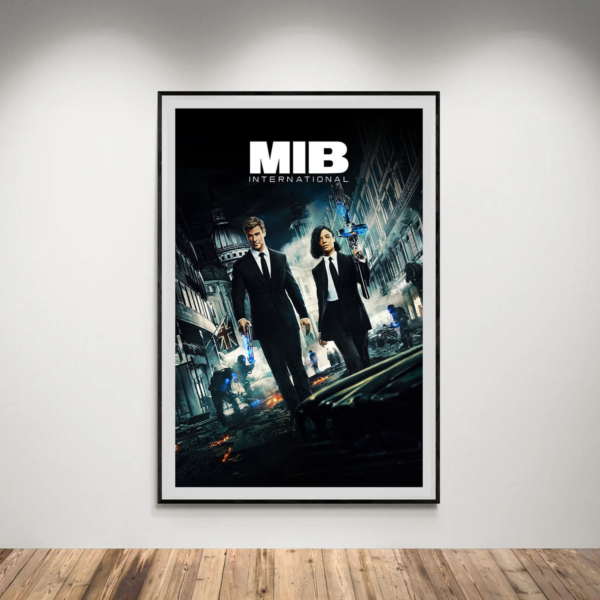 Flex Designs Poster Men in Black- International 5 x 7" Home Goods - Movie 2019 Movie Poster