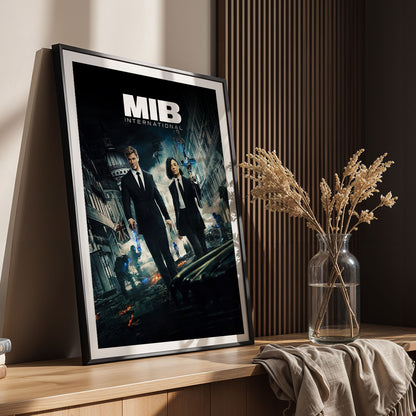 Flex Designs Poster Men in Black- International 11 x 17" Home Goods - Movie 2019 Movie Poster