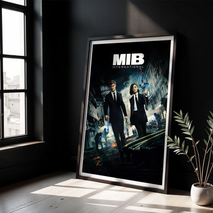 Flex Designs Poster Men in Black- International 5 x 7" Home Goods - Movie 2019 Movie Poster