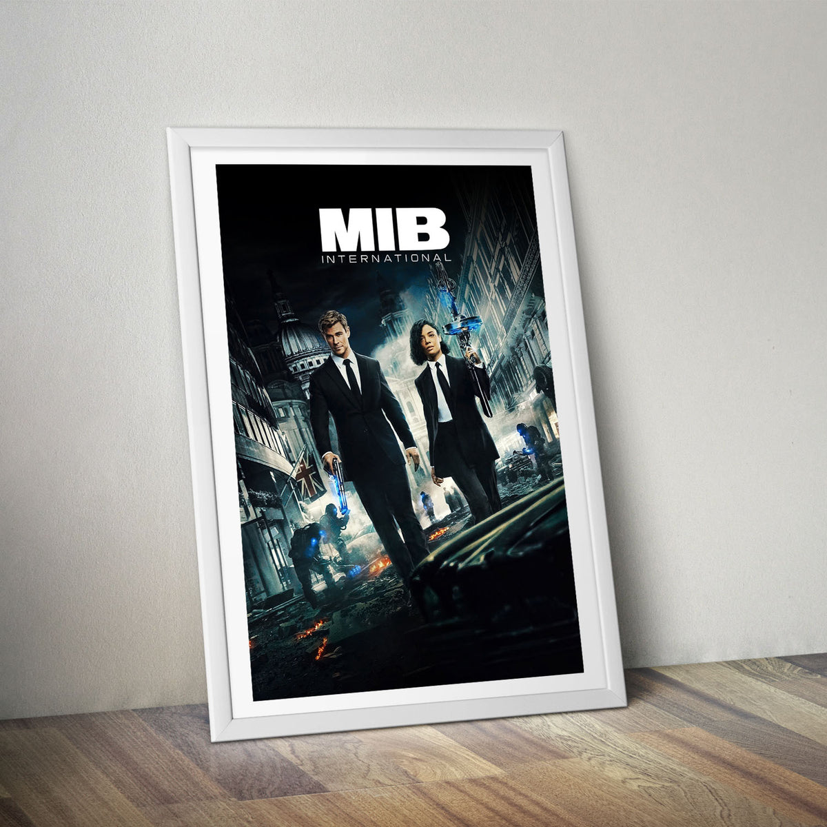 Flex Designs Poster Men in Black- International 5 x 7" Home Goods - Movie 2019 Movie Poster