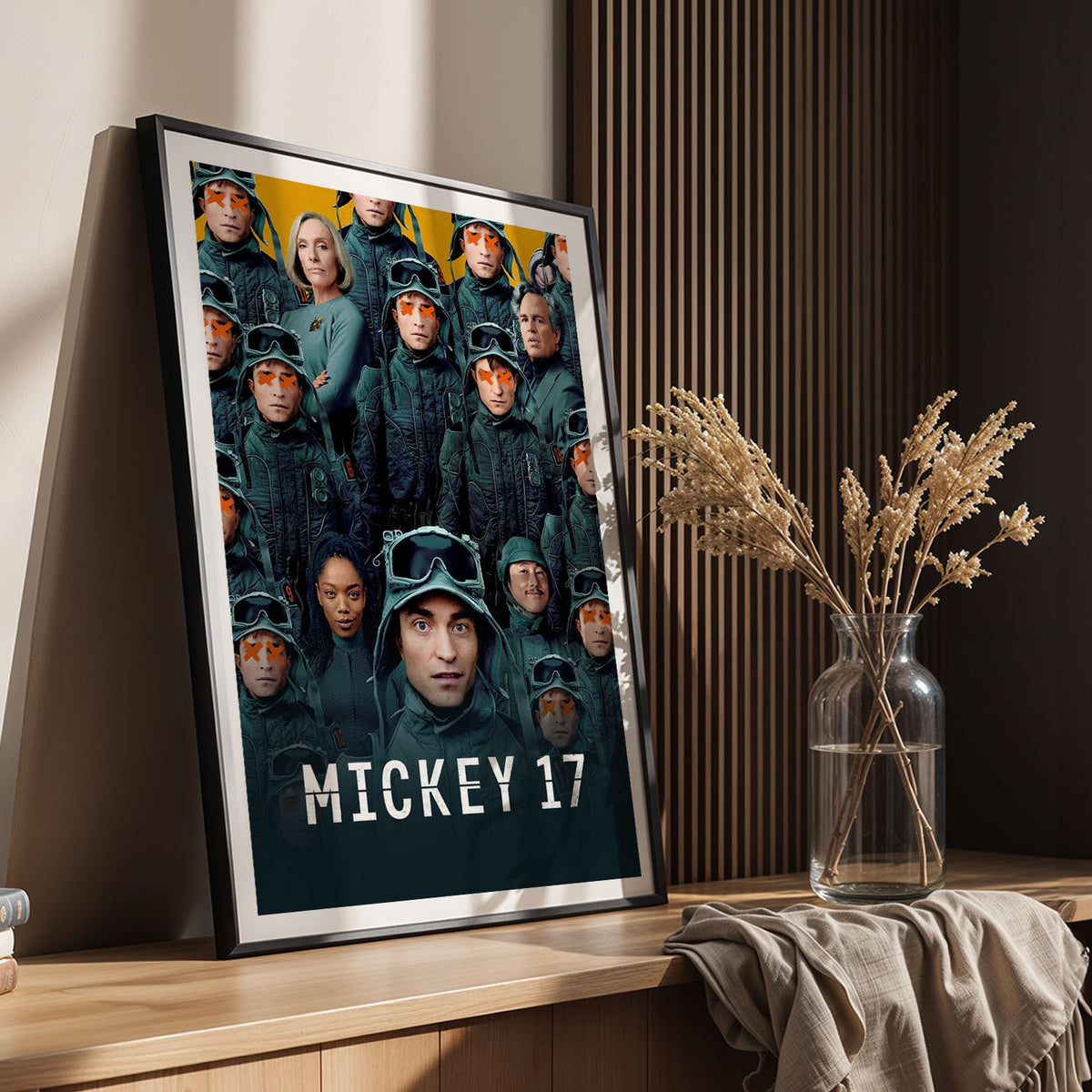 Flex Designs Poster Mickey 17 11 x 17" Home Goods - Movie 2025 Movie Poster