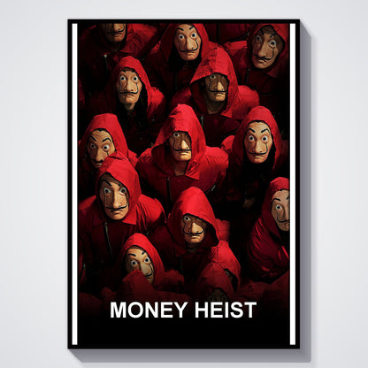 Flex Designs Poster Money Heist 11 x 17" Home Goods - TV Show 2017 TV Show Poster