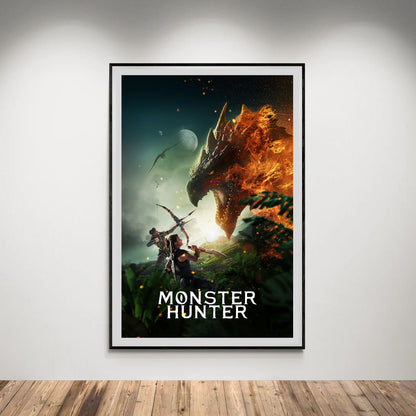 Flex Designs Poster Monster Hunter 5 x 7" Home Goods - Movie 2020 Movie Poster