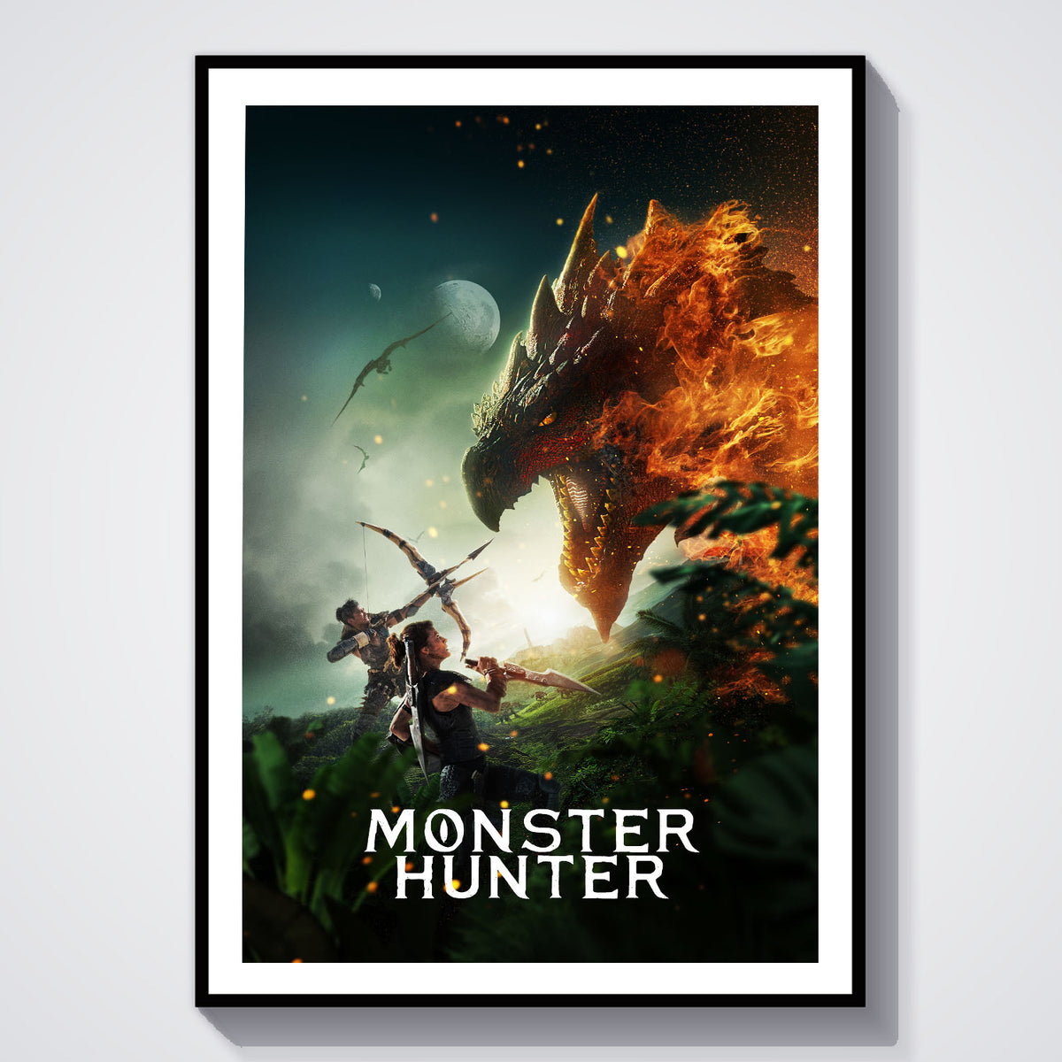 Flex Designs Poster Monster Hunter 5 x 7" Home Goods - Movie 2020 Movie Poster