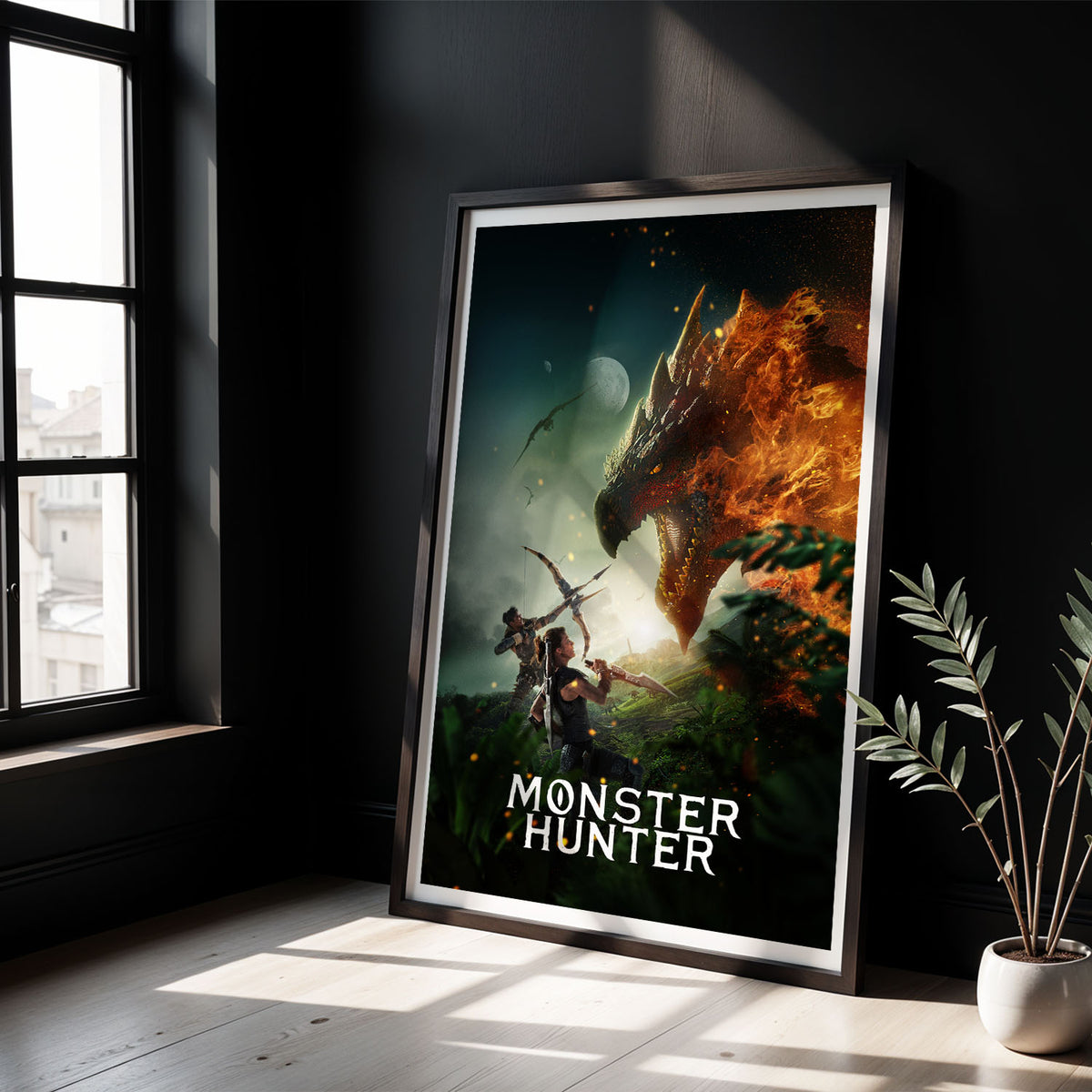 Flex Designs Poster Monster Hunter 5 x 7" Home Goods - Movie 2020 Movie Poster
