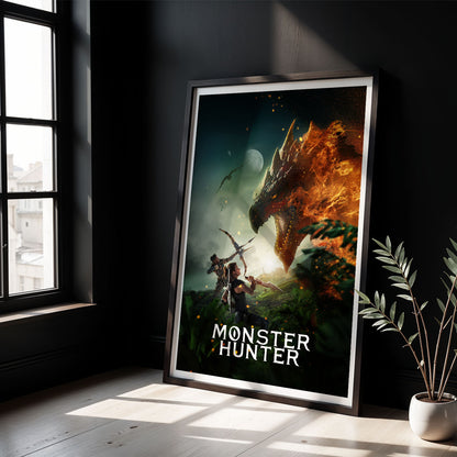 Flex Designs Poster Monster Hunter 5 x 7" Home Goods - Movie 2020 Movie Poster