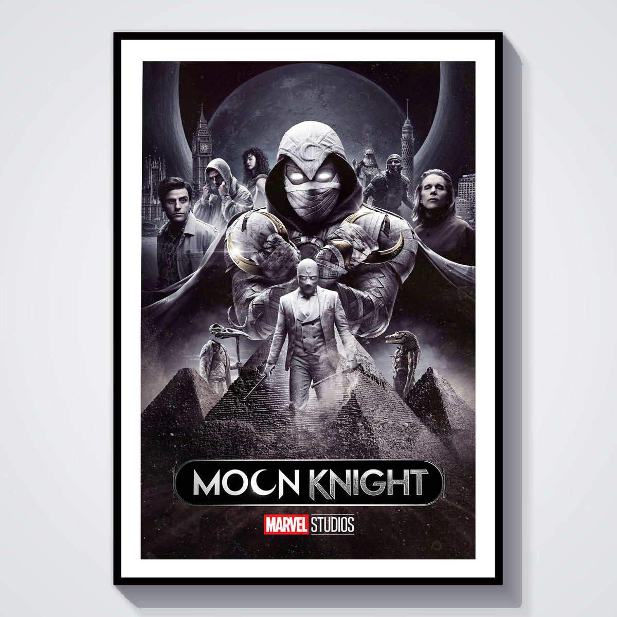 Flex Designs Poster Moon Knight Cover 5 x 7" Home Goods - TV Show 2022 TV Show Poster