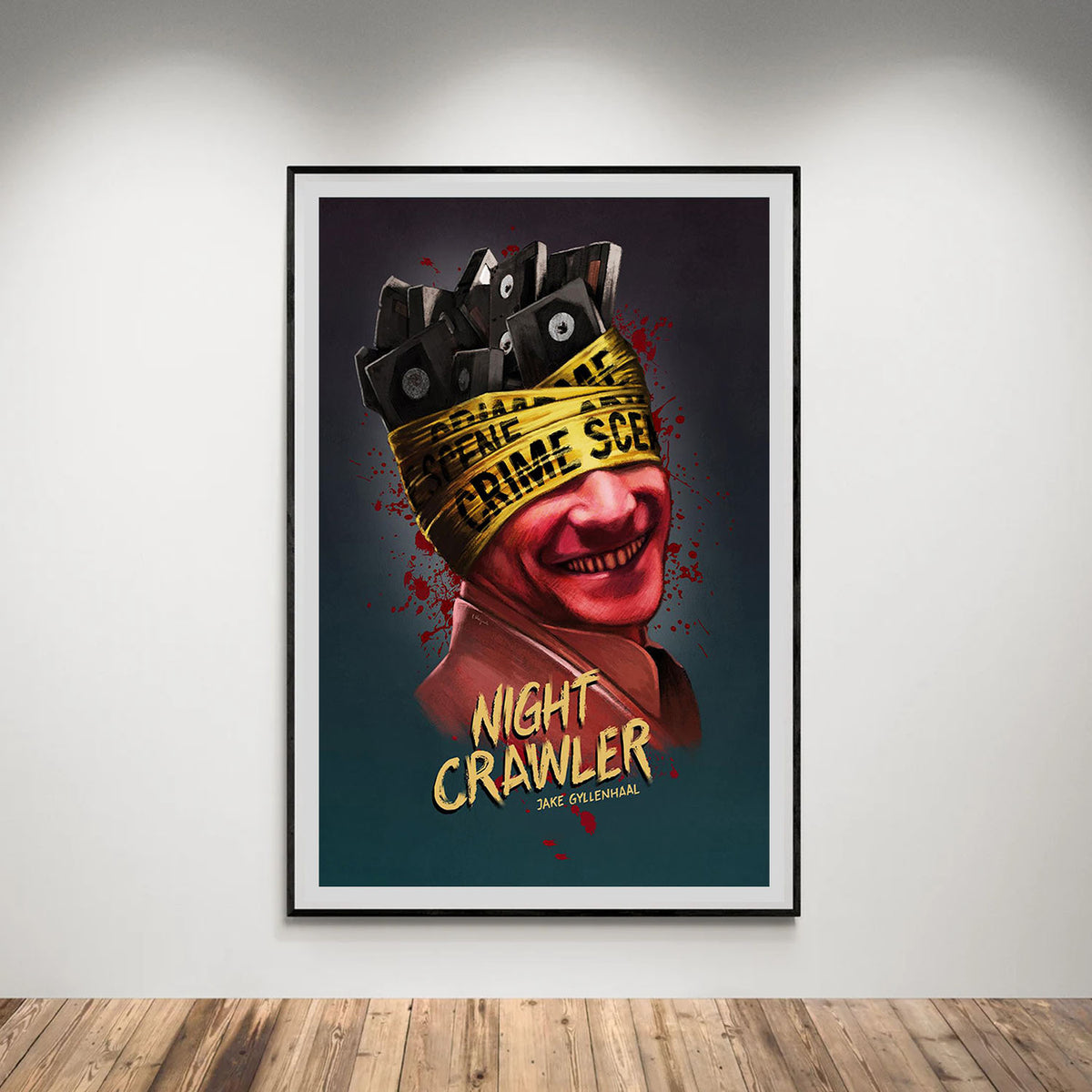 Flex Designs Poster Nightcrawler Minimalist 5 x 7" Home Goods - Movie 2014 Movie Poster