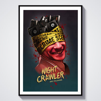 Flex Designs Poster Nightcrawler Minimalist 5 x 7" Home Goods - Movie 2014 Movie Poster