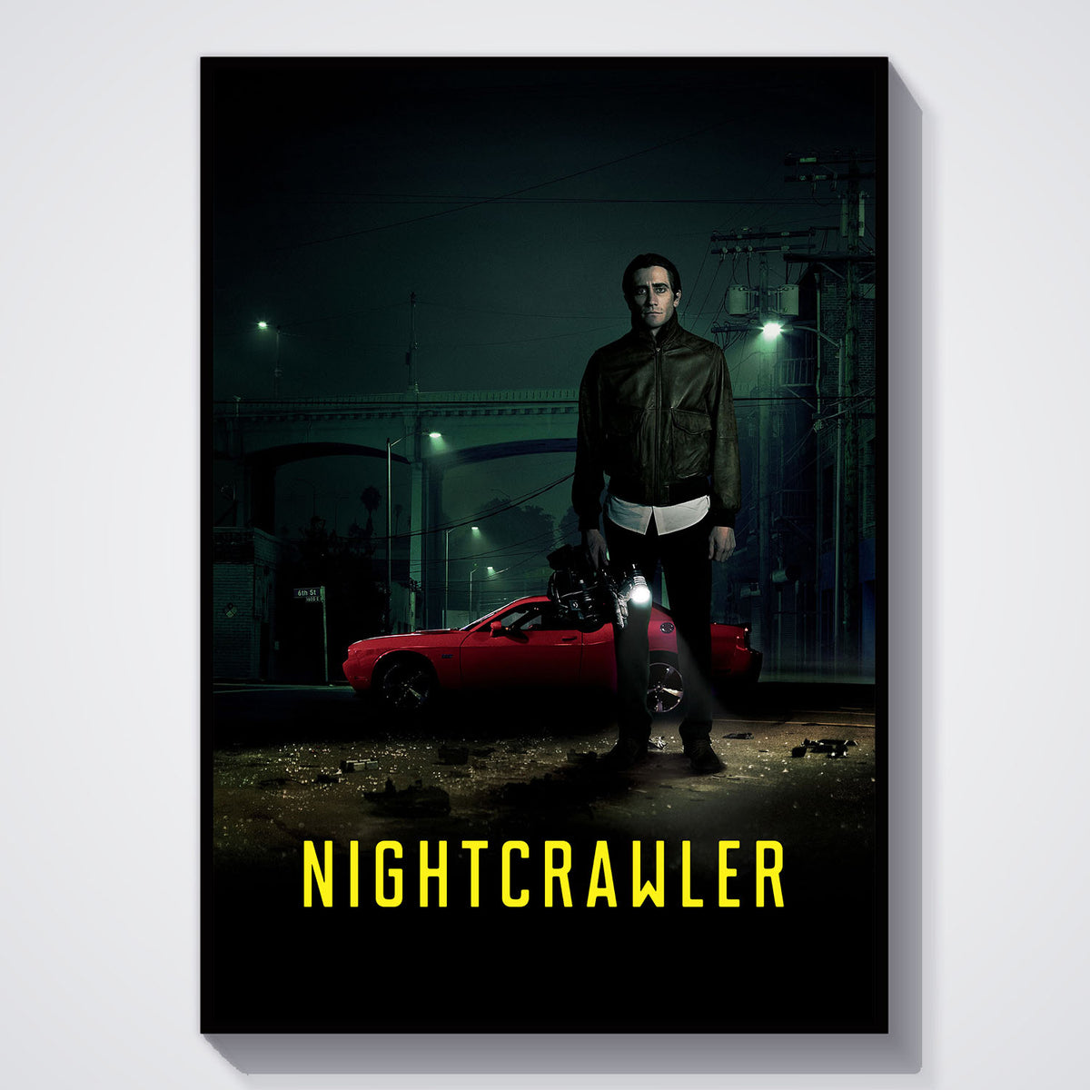 Flex Designs Poster Nightcrawler 11 x 17" Home Goods - Movie 2014 Movie Poster
