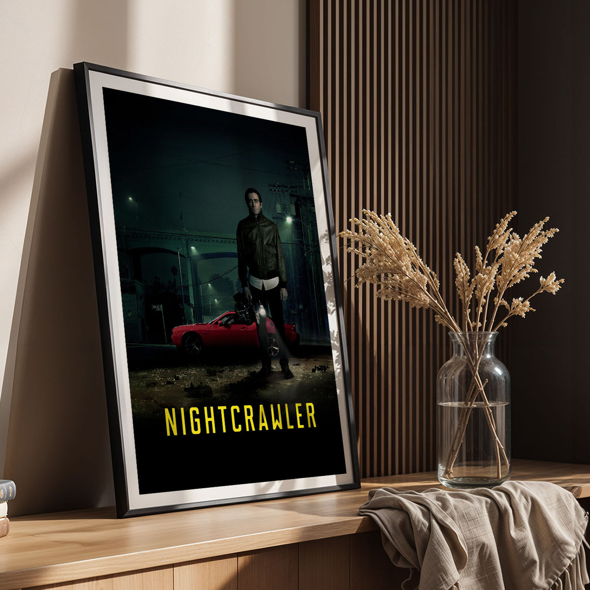 Flex Designs Poster Nightcrawler 11 x 17" Home Goods - Movie 2014 Movie Poster