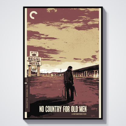Flex Designs Poster No Country for Old Men Sketch 11 x 17" Home Goods - Movie 2007 Movie Poster
