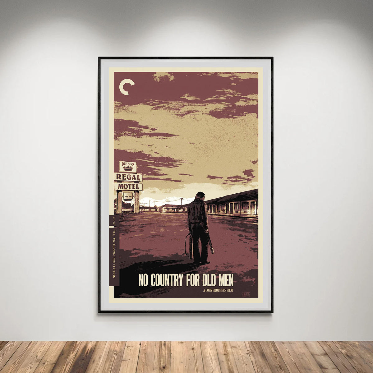 Flex Designs Poster No Country for Old Men Sketch 5 x 7" Home Goods - Movie 2007 Movie Poster