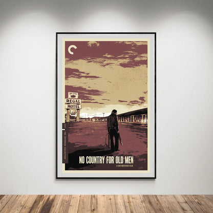 Flex Designs Poster No Country for Old Men Sketch 5 x 7" Home Goods - Movie 2007 Movie Poster