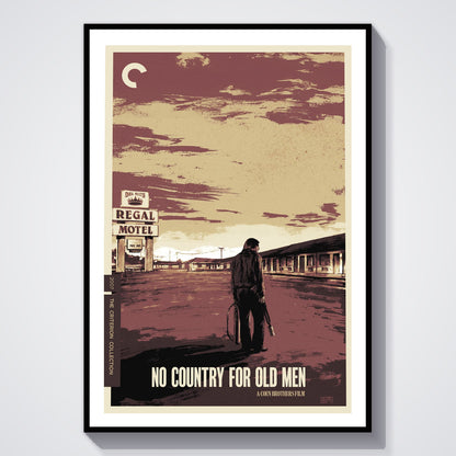 Flex Designs Poster No Country for Old Men Sketch 5 x 7" Home Goods - Movie 2007 Movie Poster