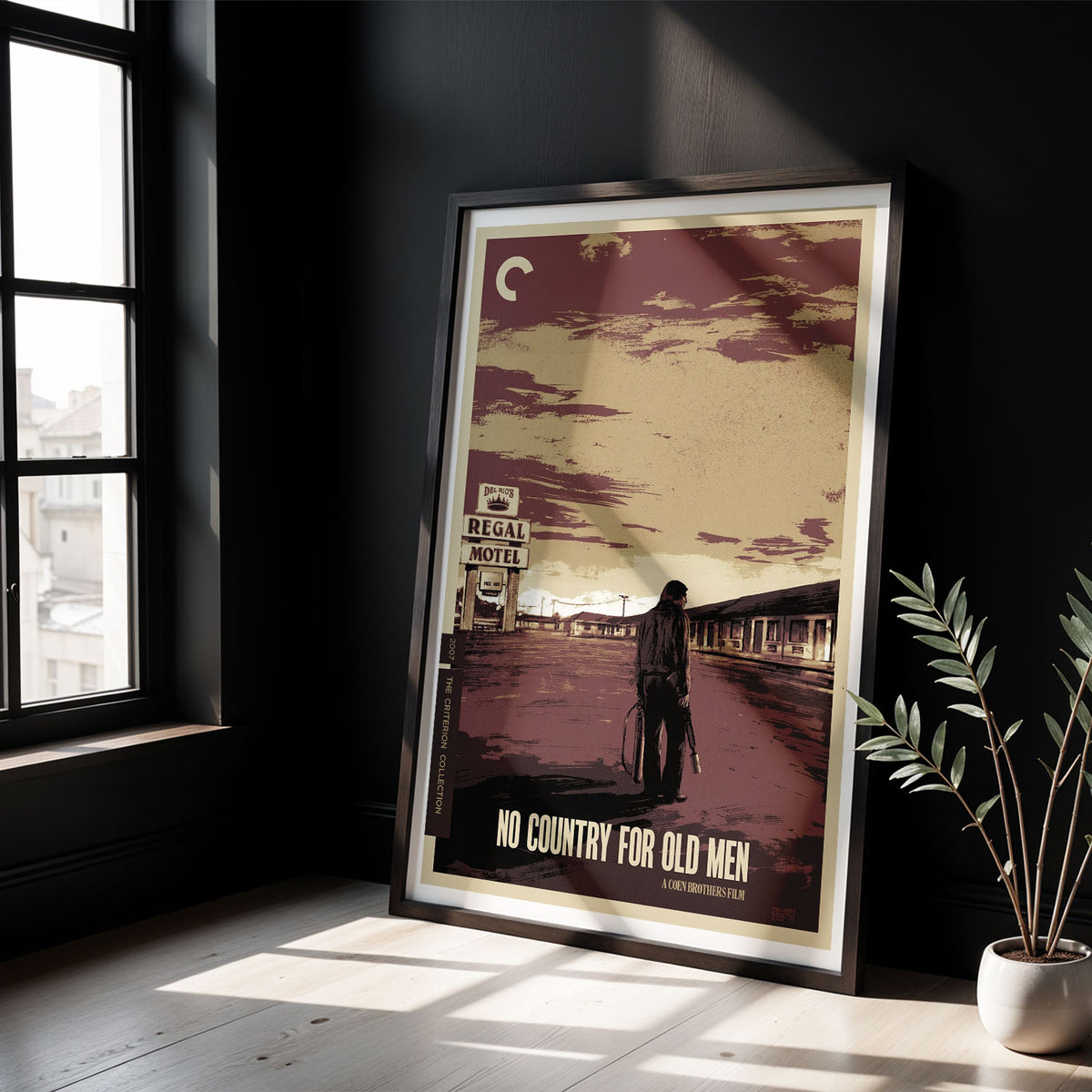 Flex Designs Poster No Country for Old Men Sketch 5 x 7" Home Goods - Movie 2007 Movie Poster