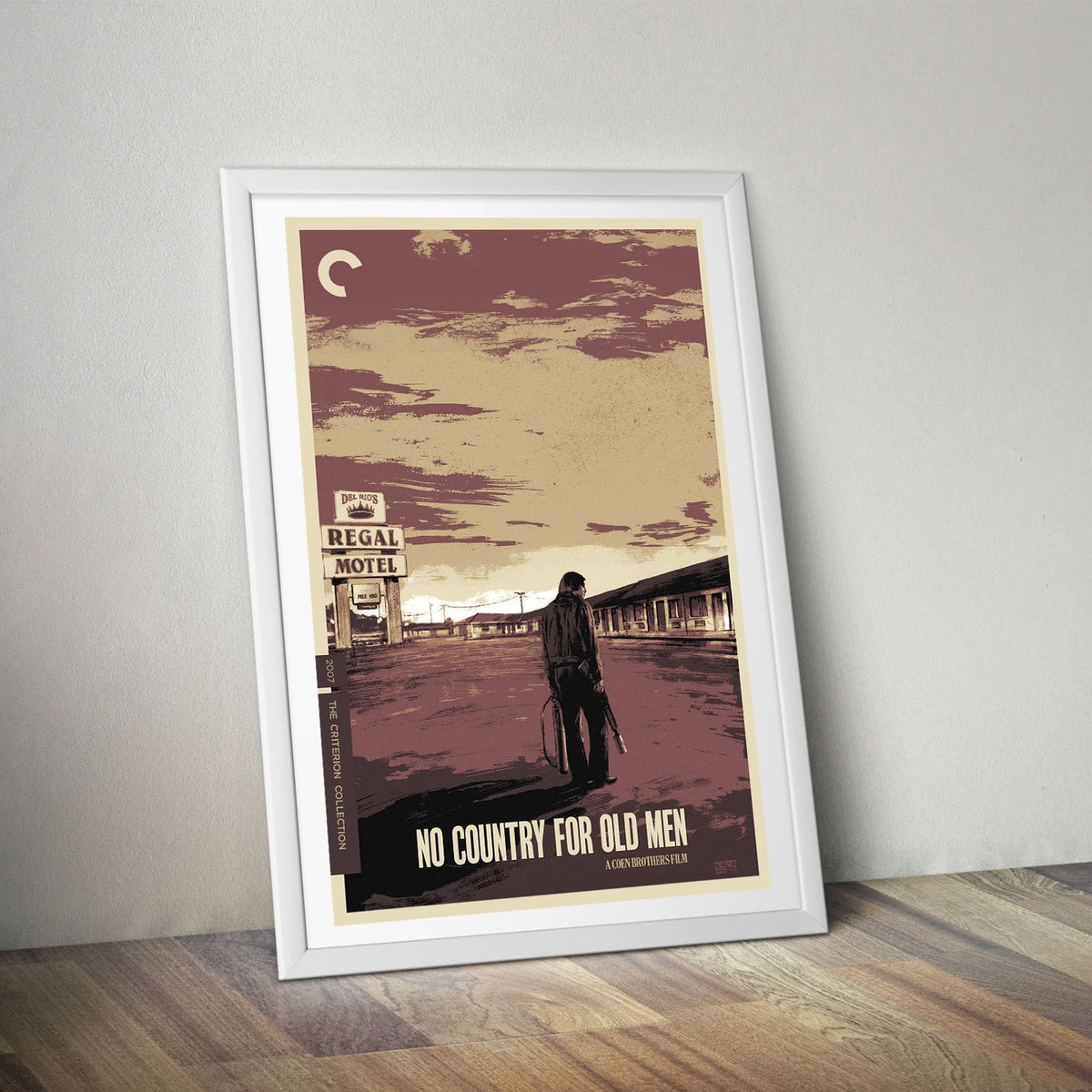 Flex Designs Poster No Country for Old Men Sketch 5 x 7" Home Goods - Movie 2007 Movie Poster