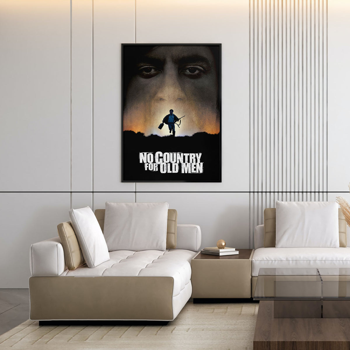 Flex Designs Poster No Country for Old Men 11 x 17" Home Goods - Movie 2007 Movie Poster