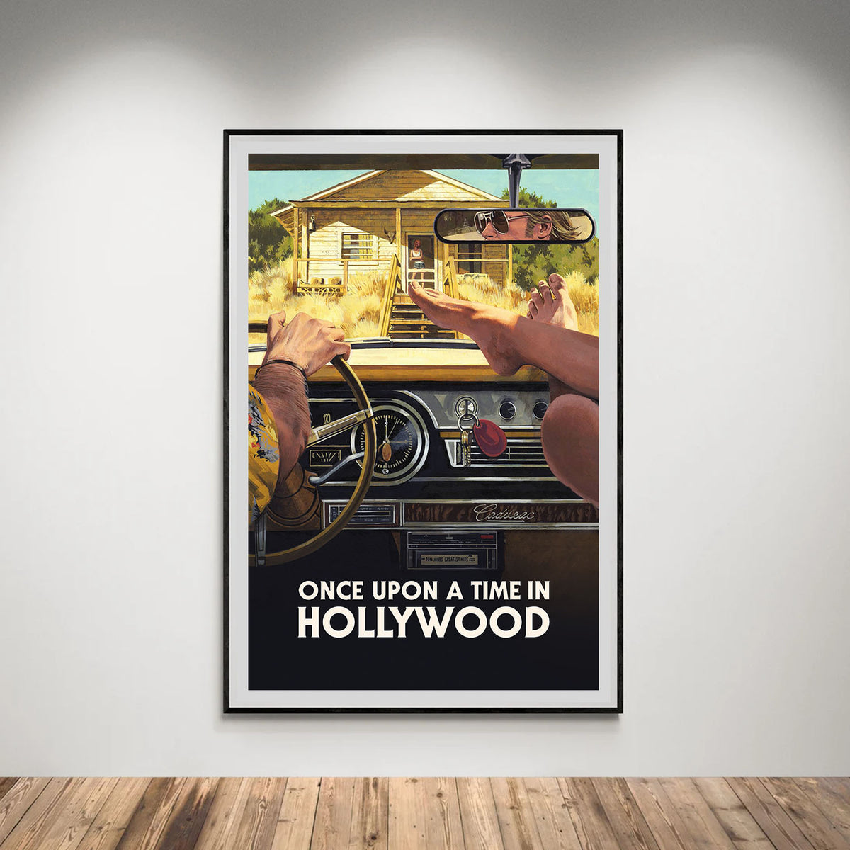 Flex Designs Poster Once Upon a Time in Hollywood Theatrical 5 x 7" Home Goods - Movie 2019 Movie Poster
