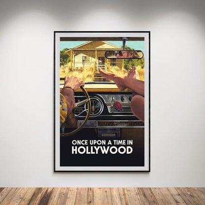 Flex Designs Poster Once Upon a Time in Hollywood Theatrical 5 x 7" Home Goods - Movie 2019 Movie Poster