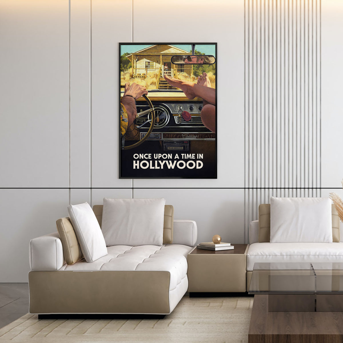 Flex Designs Poster Once Upon a Time in Hollywood Theatrical 11 x 17" Home Goods - Movie 2019 Movie Poster