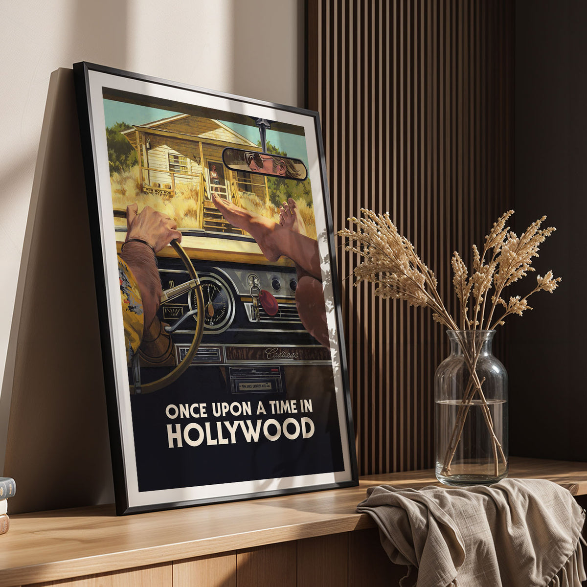 Flex Designs Poster Once Upon a Time in Hollywood Theatrical 11 x 17" Home Goods - Movie 2019 Movie Poster