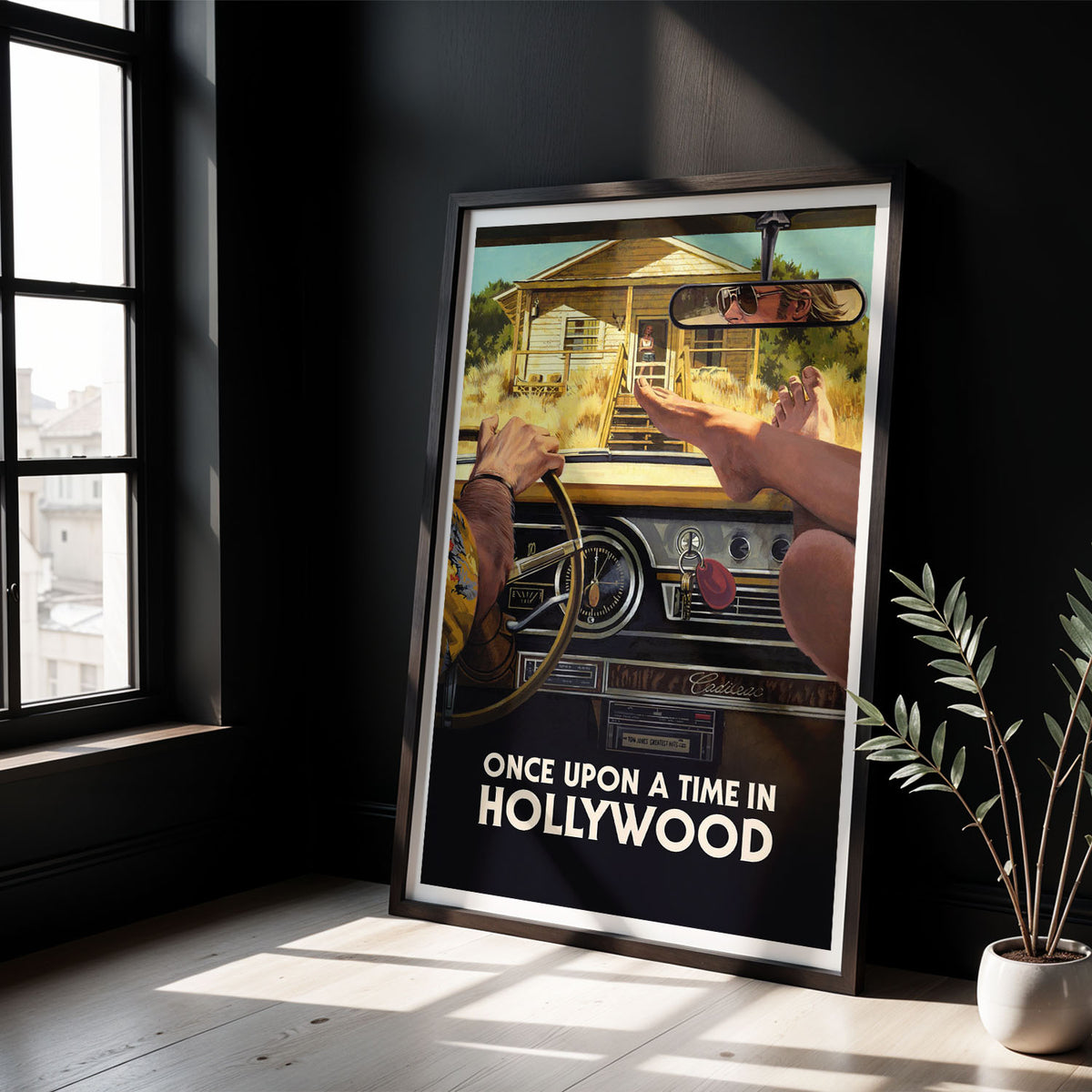 Flex Designs Poster Once Upon a Time in Hollywood Theatrical 5 x 7" Home Goods - Movie 2019 Movie Poster