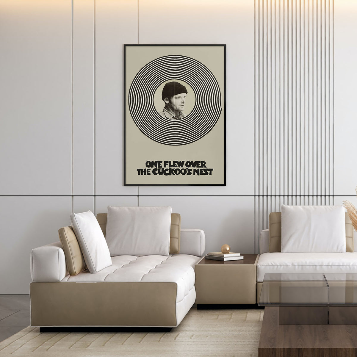 Flex Designs Poster One Flew Over the Cuckoos Nest 11 x 17" Home Goods - Movie 1975 Movie Poster