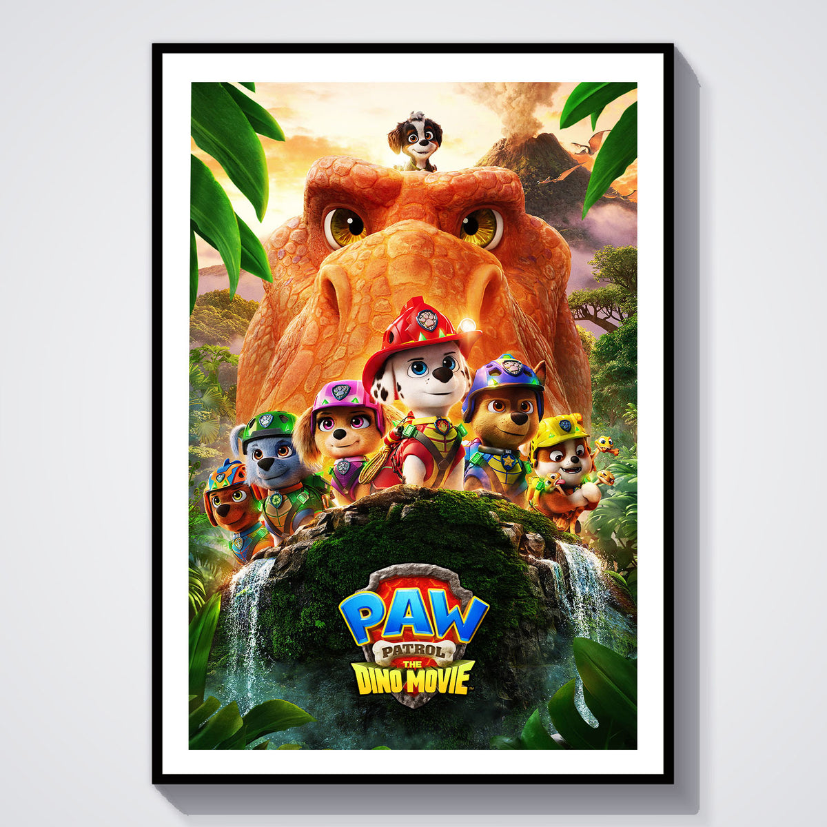 Flex Designs Poster PAW Patrol The Dino Movie 5 x 7" Home Goods - Movie 2026 Movie Poster