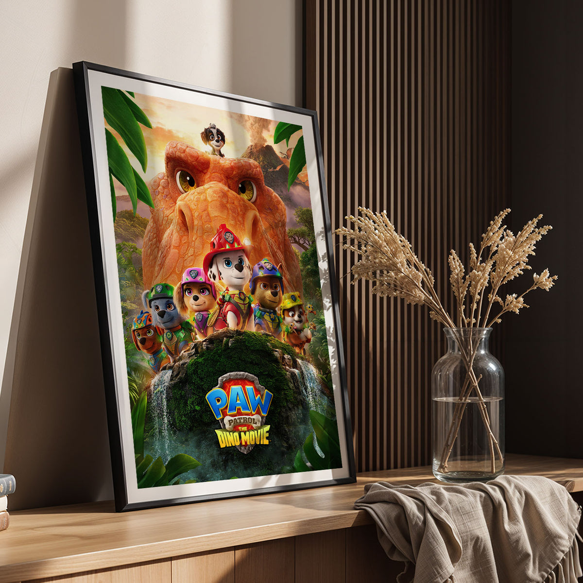 Flex Designs Poster PAW Patrol The Dino Movie 11 x 17" Home Goods - Movie 2026 Movie Poster