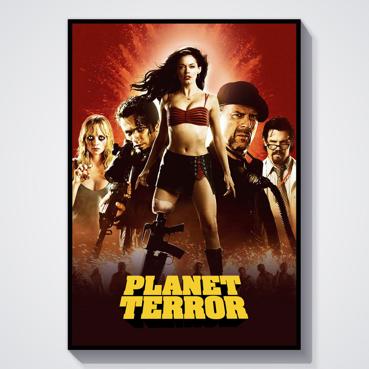 Flex Designs Poster Planet Terror 11 x 17" Home Goods - Movie 2007 Movie Poster