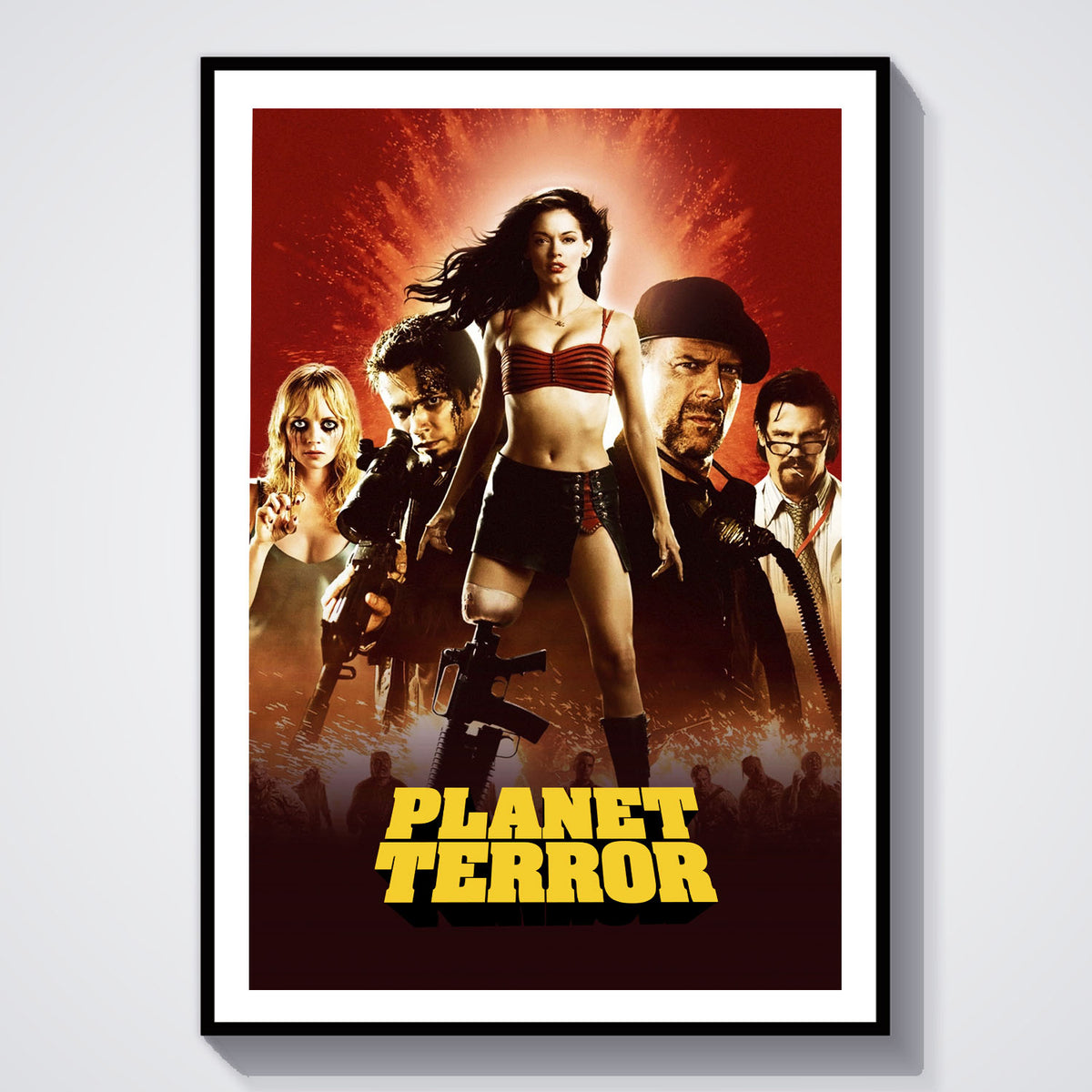 Flex Designs Poster Planet Terror 5 x 7" Home Goods - Movie 2007 Movie Poster