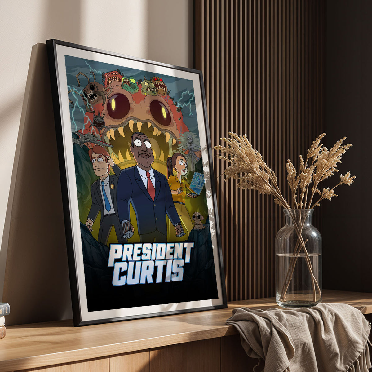 Flex Designs Poster President Curtis 11 x 17" Home Goods - TV Show 2026 TV Show Poster
