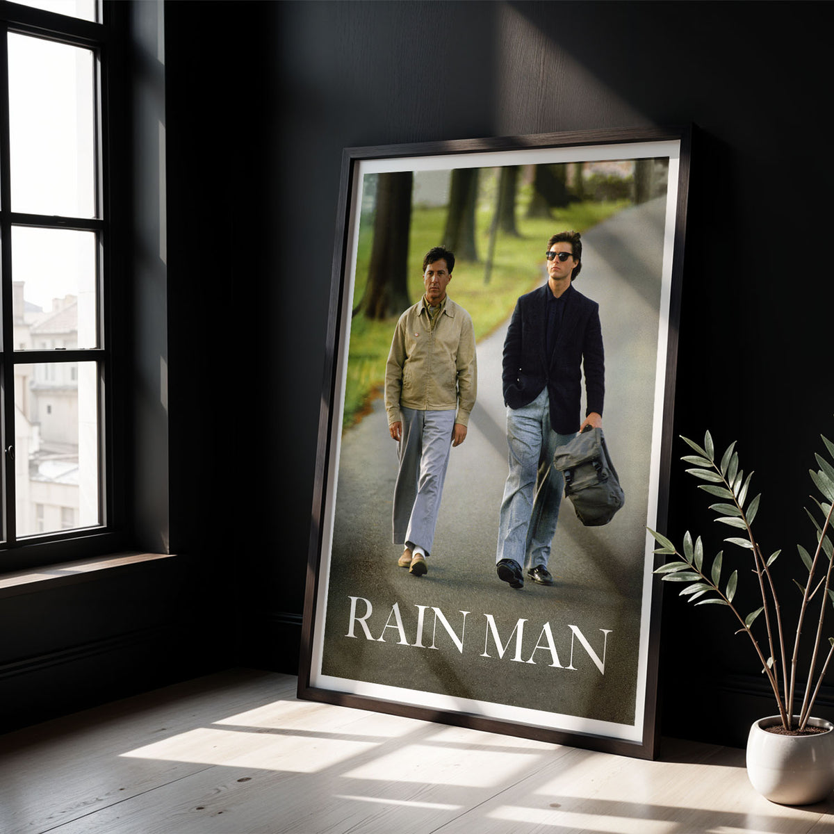 Flex Designs Poster Rain Man 5 x 7" Home Goods - Movie 1988 Movie Poster