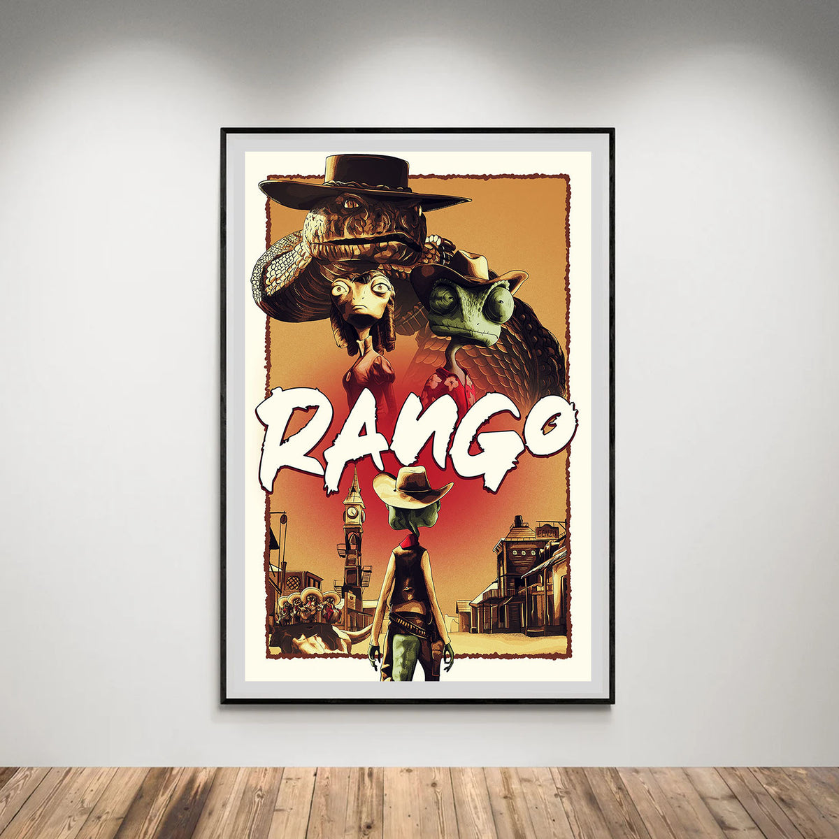 Flex Designs Poster Rango 5 x 7" Home Goods - Movie 2011 Movie Poster