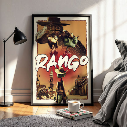 Flex Designs Poster Rango 11 x 17" Home Goods - Movie 2011 Movie Poster
