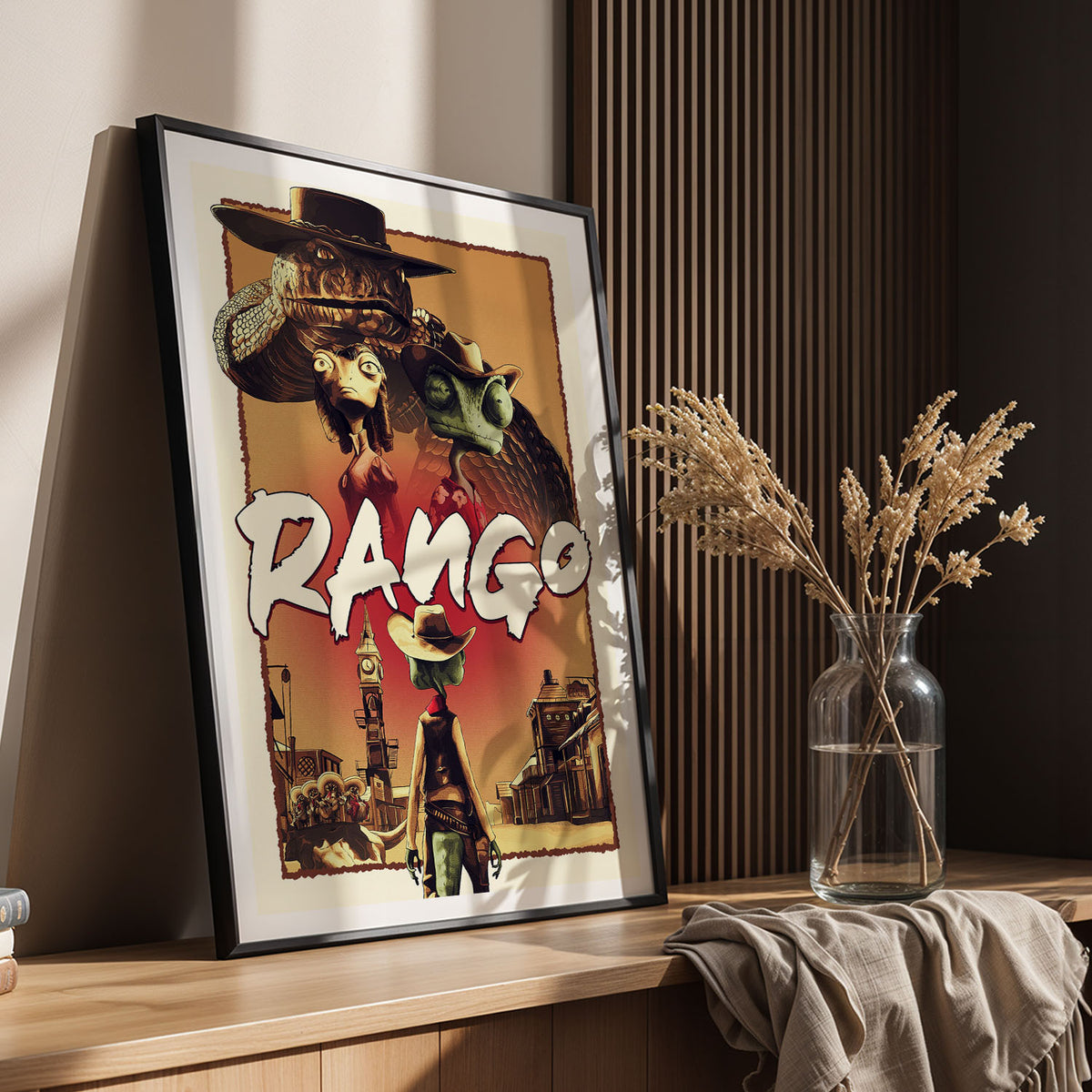 Flex Designs Poster Rango 11 x 17" Home Goods - Movie 2011 Movie Poster