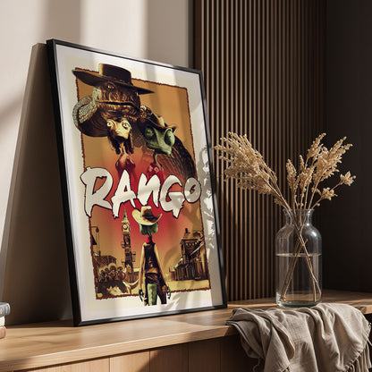 Flex Designs Poster Rango 11 x 17" Home Goods - Movie 2011 Movie Poster