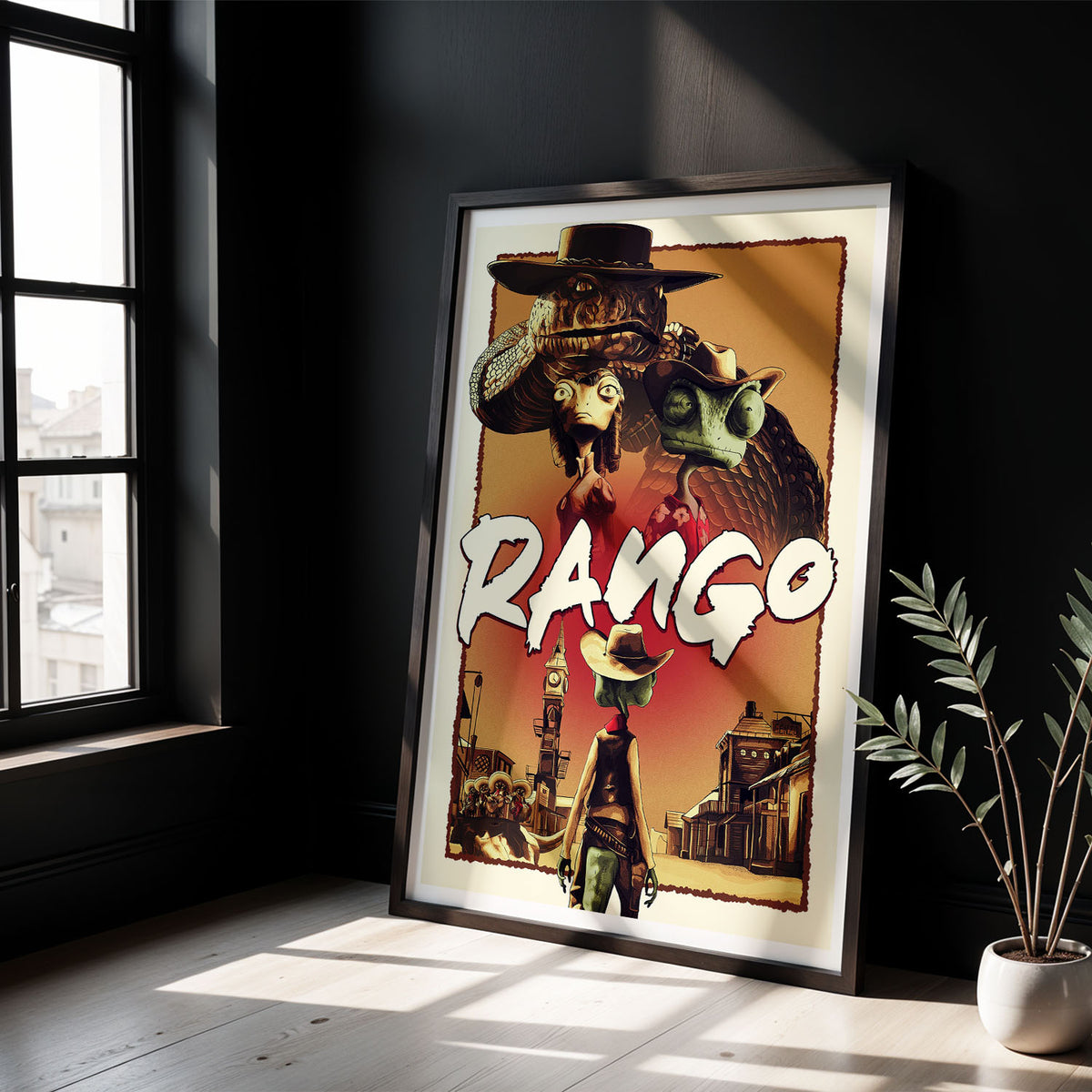Flex Designs Poster Rango 5 x 7" Home Goods - Movie 2011 Movie Poster