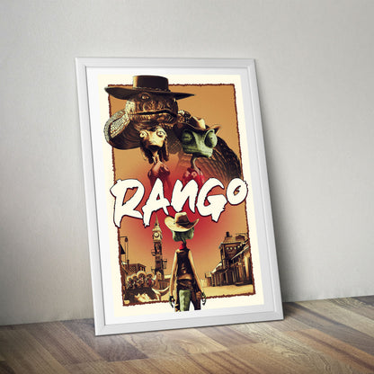 Flex Designs Poster Rango 5 x 7" Home Goods - Movie 2011 Movie Poster