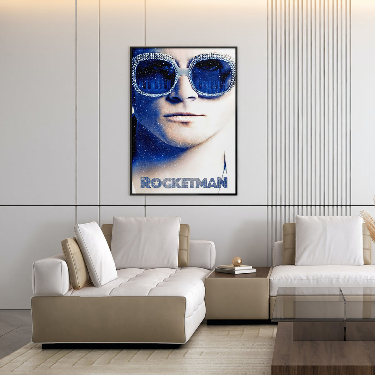 Flex Designs Poster Rocketman 11 x 17" Home Goods - Movie 2019 Movie Poster
